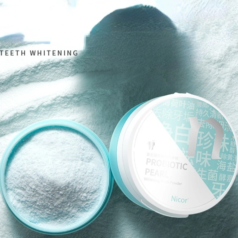 Teeth Whitening Enzymes - 50g Tand Poeder Om Plaque Enzym