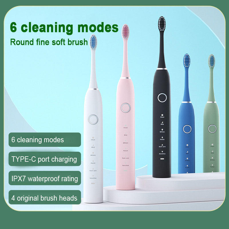Teeth Whitening Or Tooth Whitening - Slimme oplaadbare ultrasone elektrische tandenborstel voor