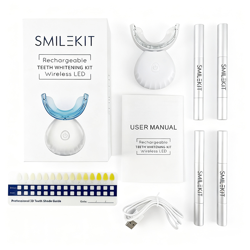 Teeth Whitening Kit At Home - U-vormig oplaadbaar licht Snel bleken van