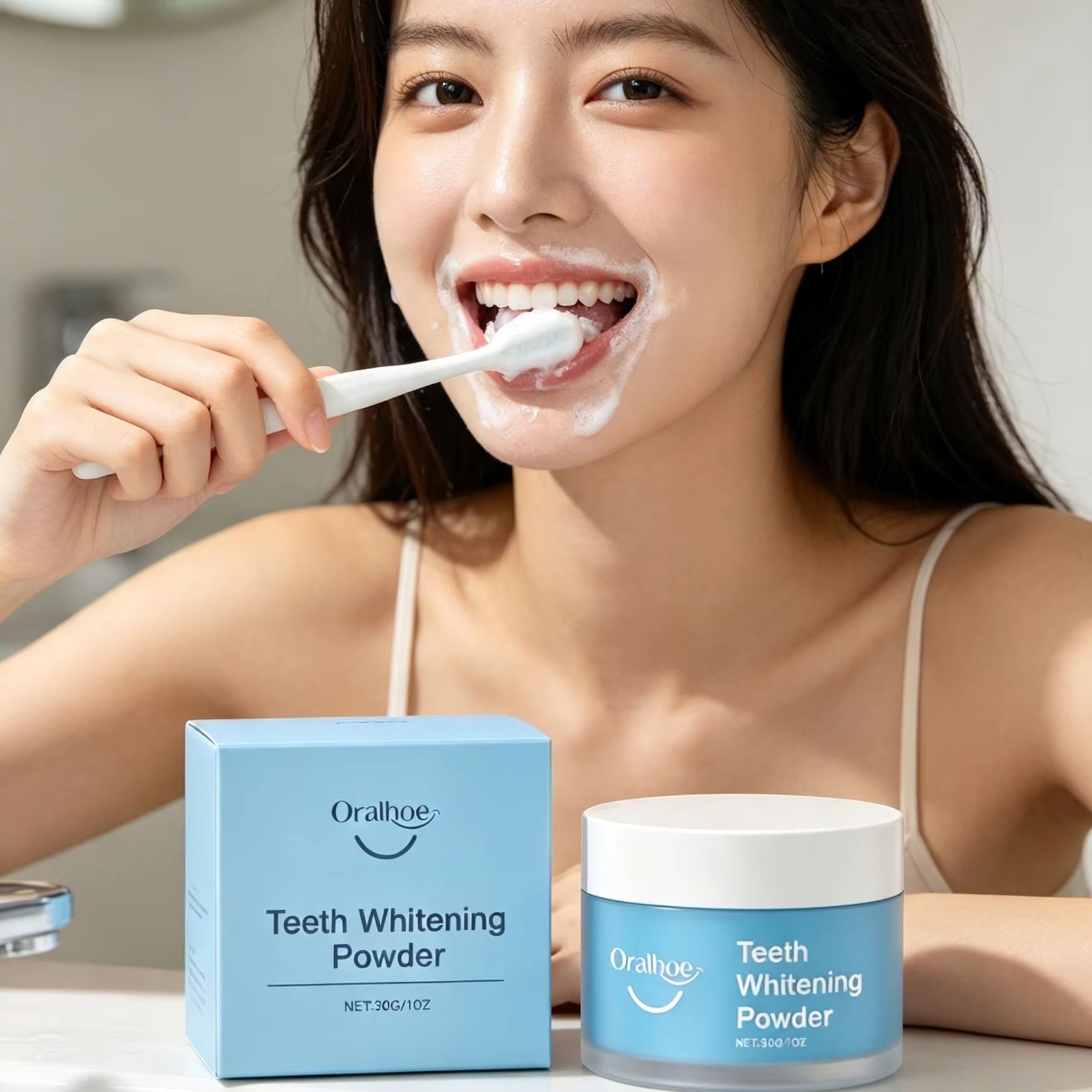 Teeth Whitening Remedies - Oralhoe Tandpoeder voor het Poetsen van