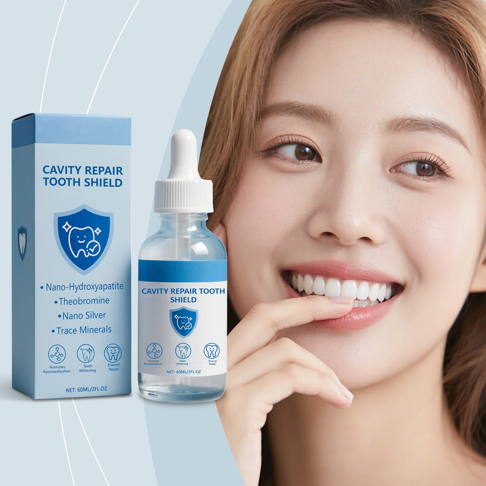 Teeth Whitening And Stain Removal - 60ml Tand Whitening Polish Tanden Holte