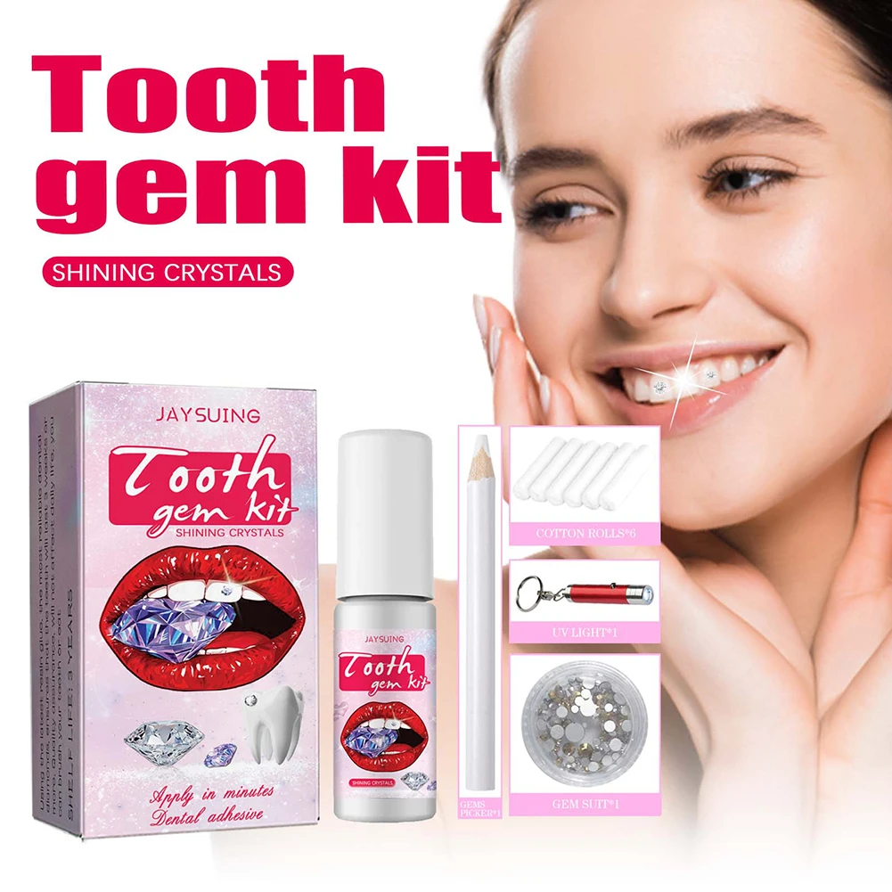 Teeth Whitening Kit At Home - Diy Tand Edelstenen Kit Met Kristallen