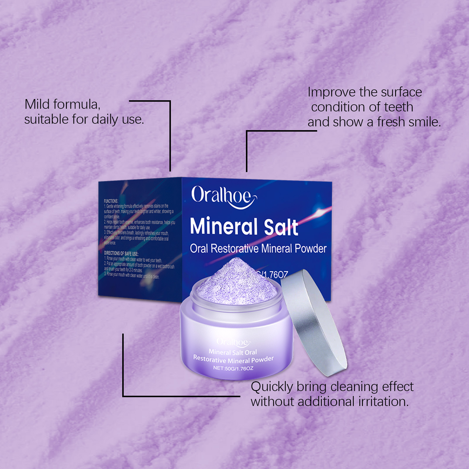 ORALHOE Herstellend Mineraalpo - Teeth Whitening Or Tooth Whitening recensie en prijs