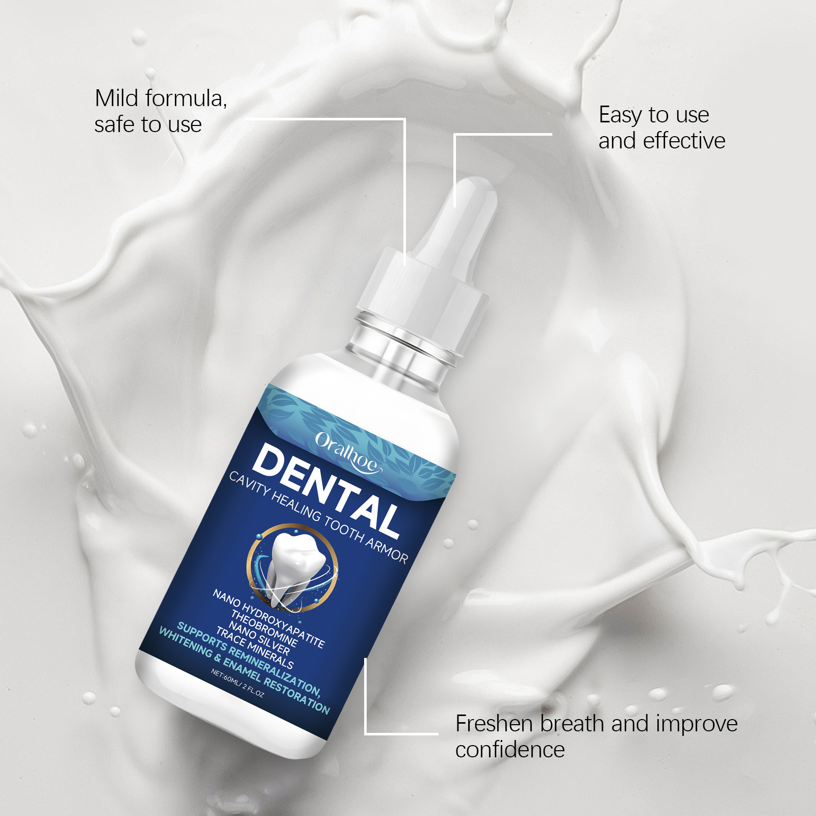 Oralhoe Tandbleek Serum Vloeis - Teeth Whitening And Stain Removal recensie en prijs
