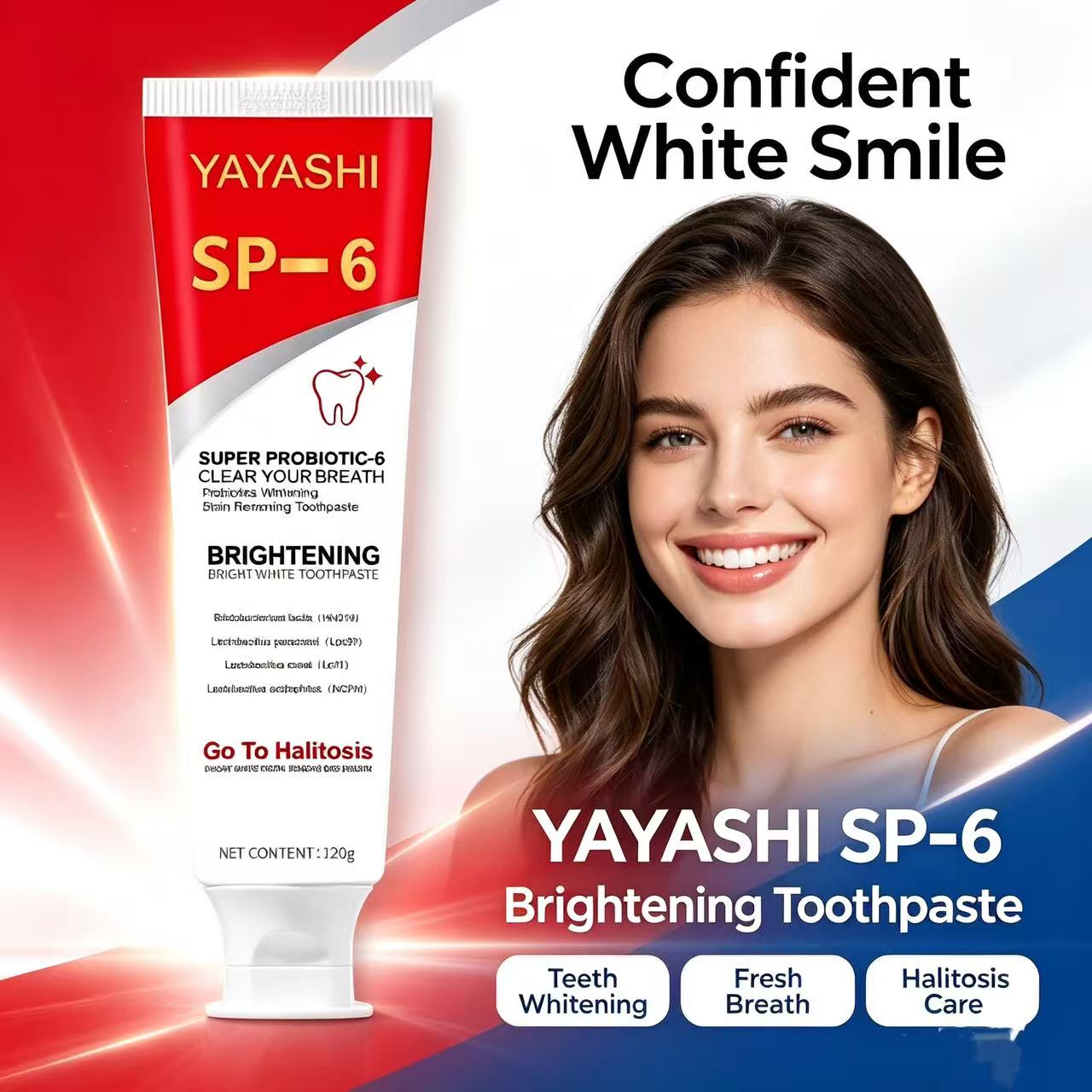 Sp-6 Probiotische Tandpasta Ve - Teeth Whitening Cream recensie en prijs
