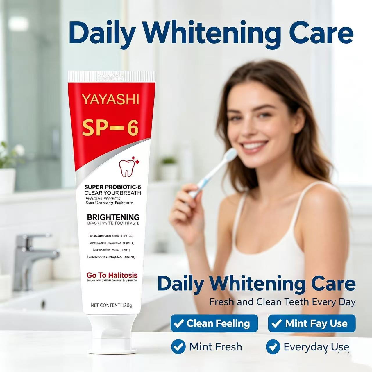Sp-6 Probiotische Tandpasta Ve - Teeth Whitening Cream recensie en prijs