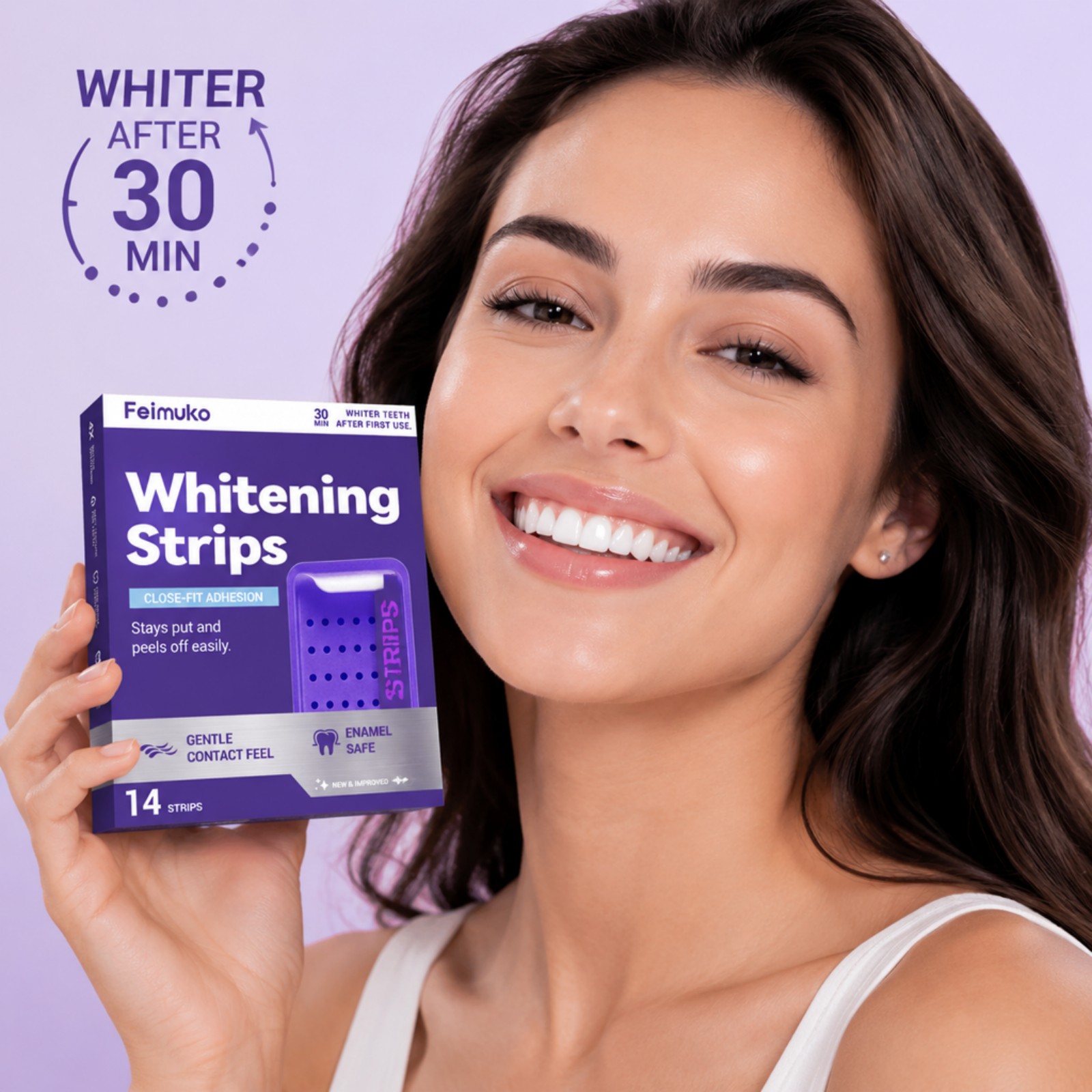 7 stuks premium paarse bleekst - Teeth Whitening Kit At Home recensie en prijs