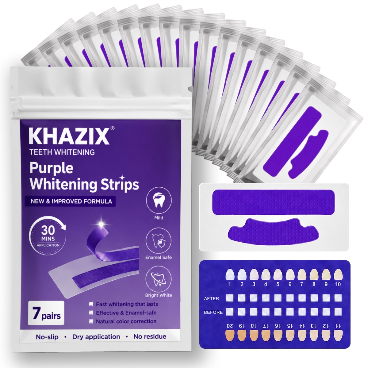 7 paar tandenbleekstrips voor  - Teeth Whitening Strips Crest recensie en prijs