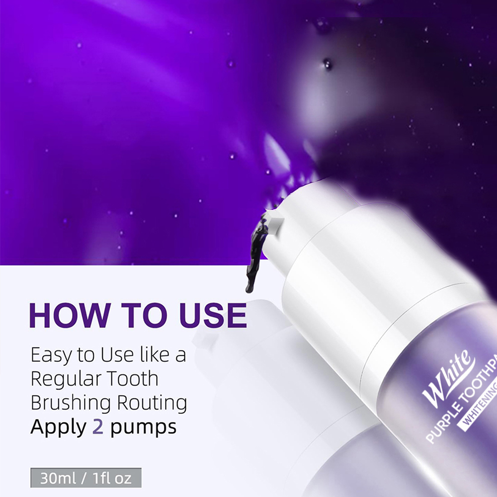 Paarse Whitening Tandpasta 30m - Teeth Whitening Cream recensie en prijs