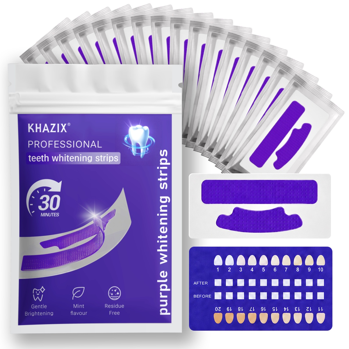 7 stuks tandenbleekstrips voor - Teeth Whitening Strips Crest recensie en prijs