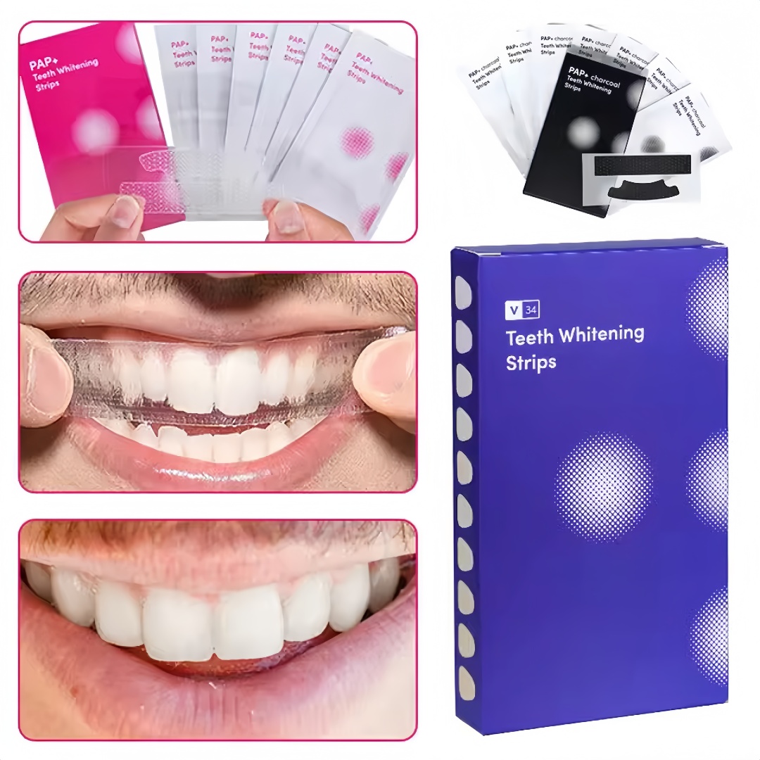 14 Strips Tanden Whitening Str - Teeth Whitening Enzymes recensie en prijs