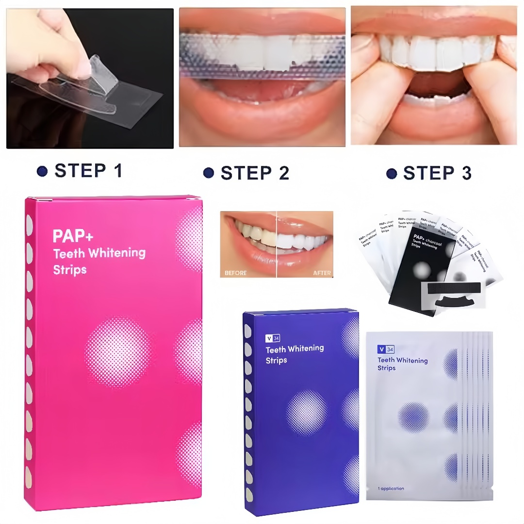 14 Strips Tanden Whitening Str - Teeth Whitening Enzymes recensie en prijs