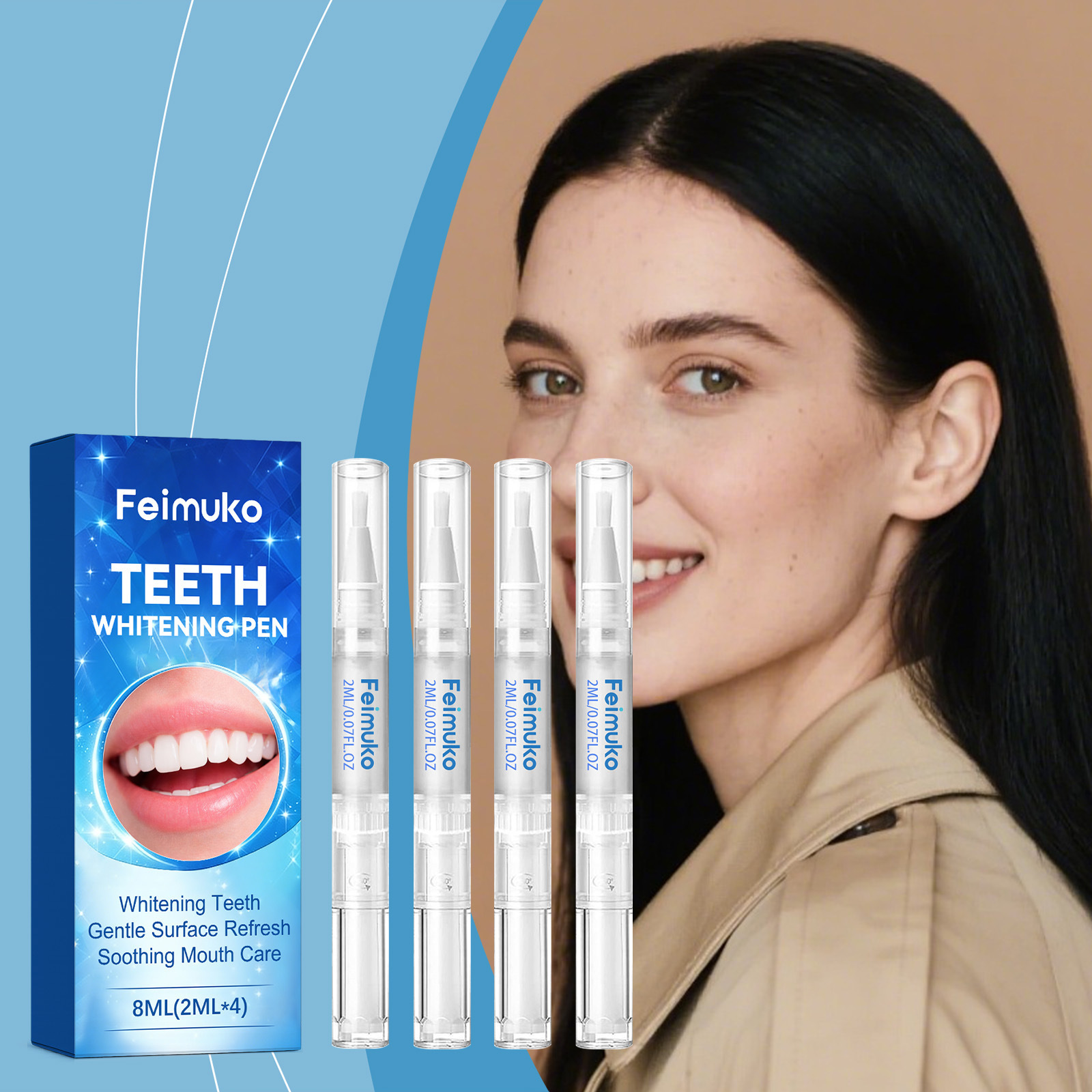 Feimuko Teeth Whitening Pen Ki - Teeth Whitening Kit At Home recensie en prijs