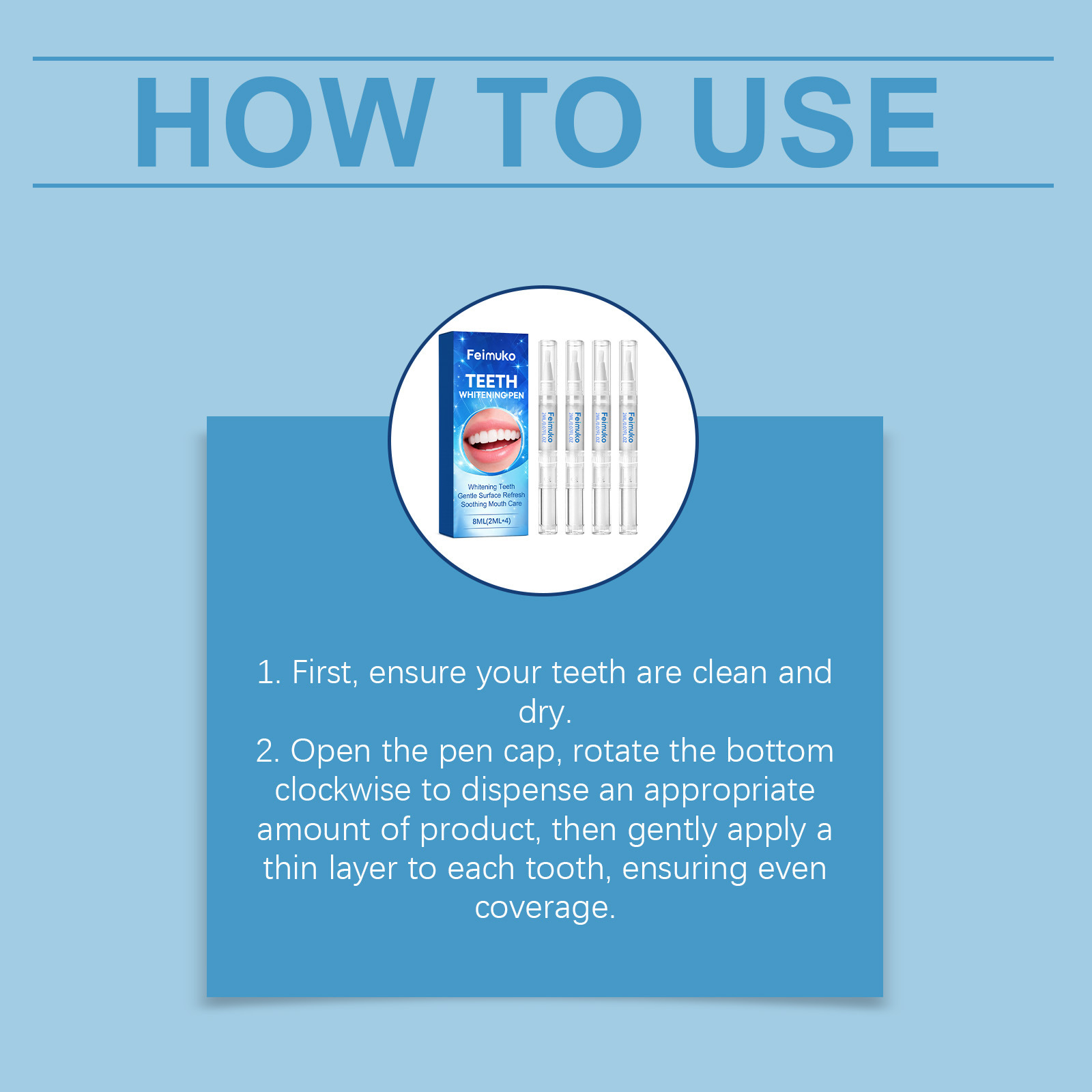 Feimuko Teeth Whitening Pen Ki - Teeth Whitening Kit At Home recensie en prijs