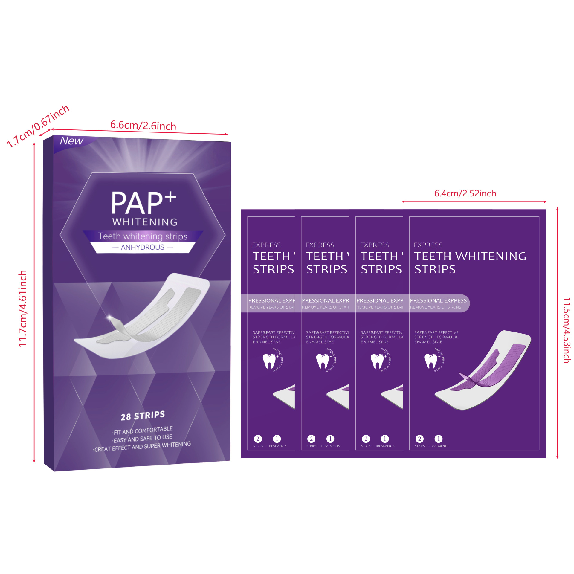 3D Droge Tandenbleekstrips |   - Whitening Strip 3D recensie en prijs