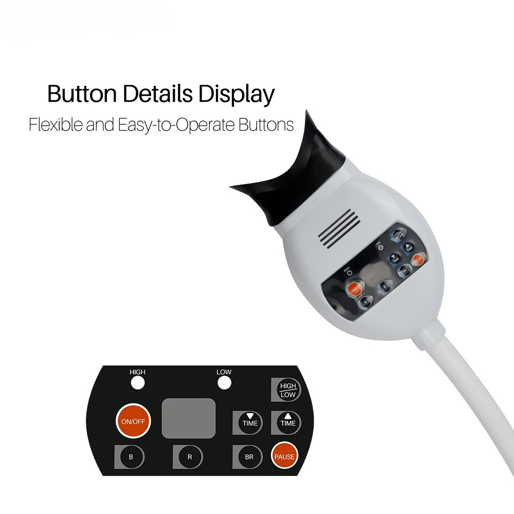 Verstelbare 3 Kleuren LED Tand - Teeth Whitening Lamp recensie en prijs