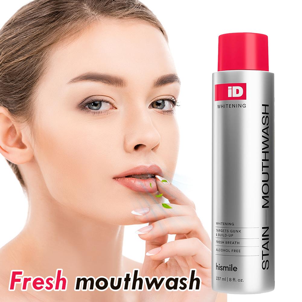 Hismile iD Alcoholvrije mondwa - Teeth Whitening And Stain Removal recensie en prijs