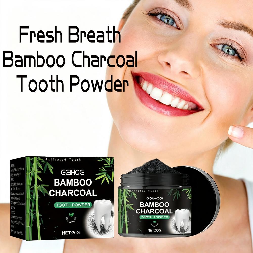 Tandenbleekpoeder, actieve koo - Teeth Whitening Charcoal Powder recensie en prijs