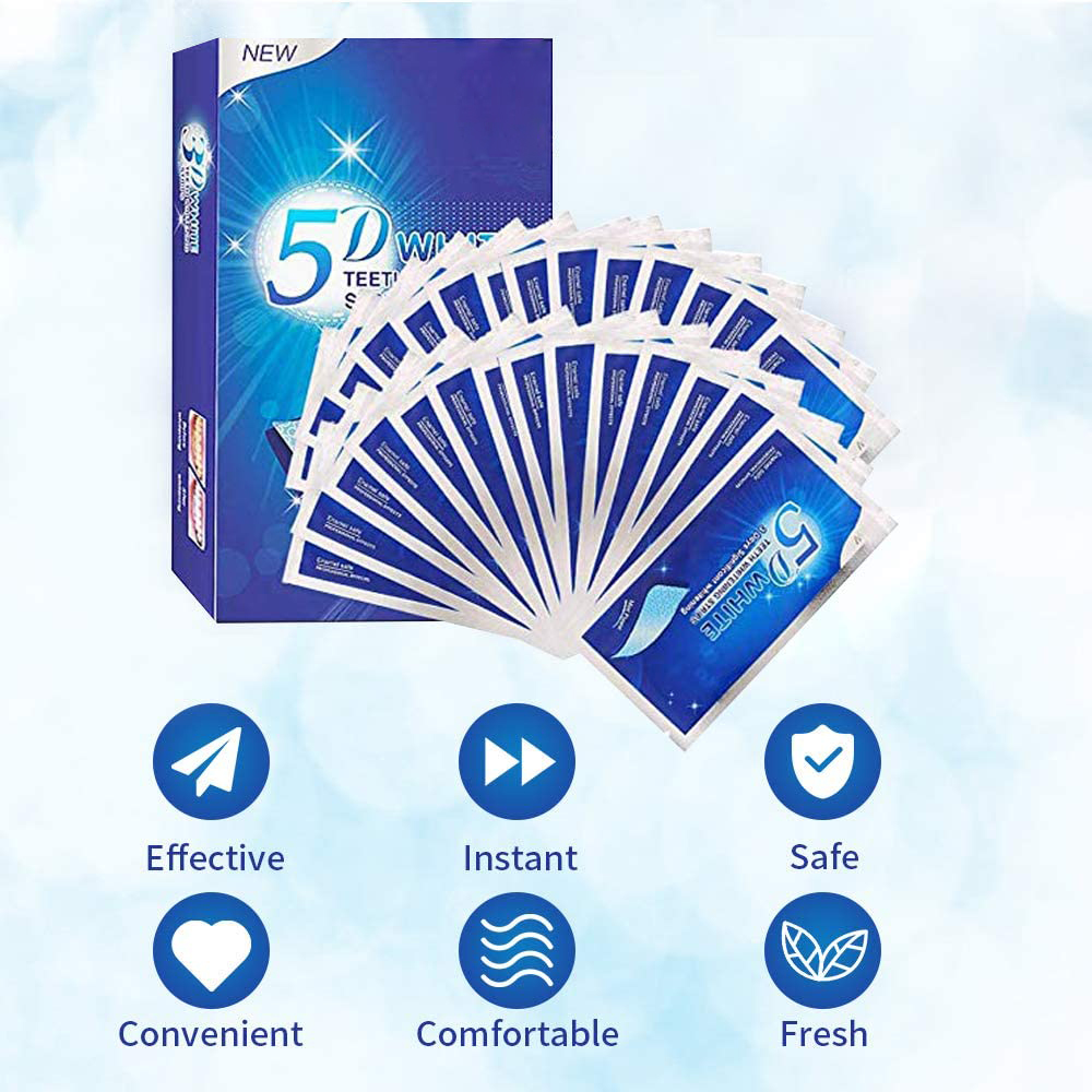 5D Witmakende Tandstrips, Whit - Teeth Whitening Strips Crest recensie en prijs