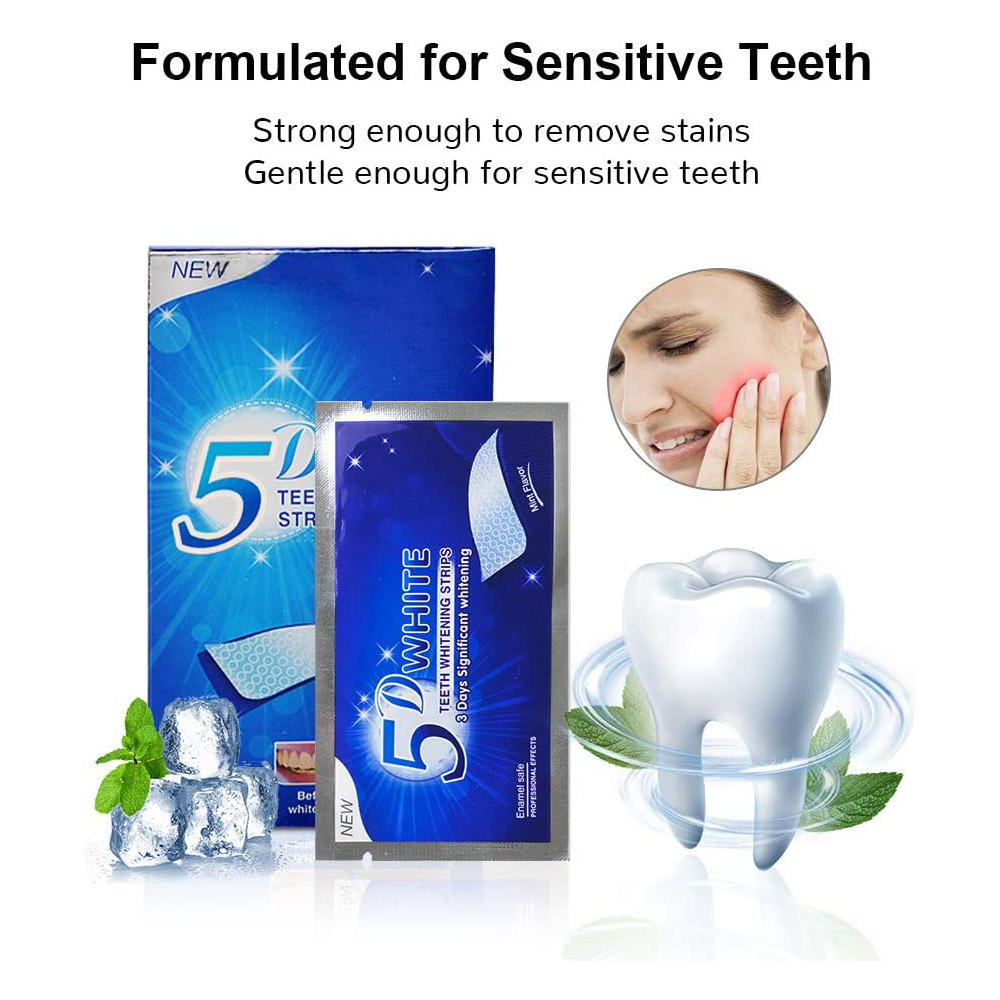 5D Witmakende Tandstrips, Whit - Teeth Whitening Strips Crest recensie en prijs
